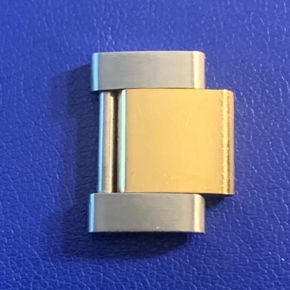 Two-Tone Gold and Silver Watch Link